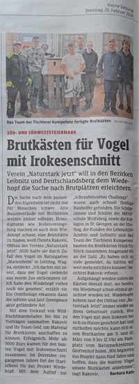 Kleine Zeitung S&uuml;dsteiermark 20.02.2024